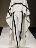 Loose Drawstring Striped Casual Pants Bottoms Trousers
